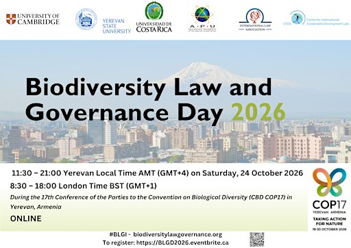 Biodiversity Law and Governance Day 2026