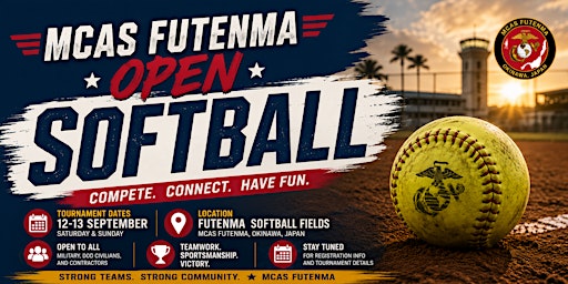 Futenma Open Softball Tournament SEP 2026 MCCS Adult Sports