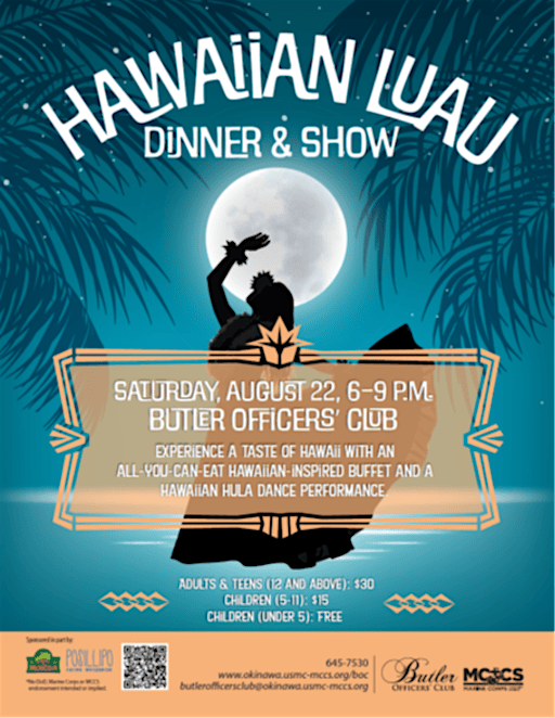 Hawaiian Luau - Dinner Show - Butler Officers' Club