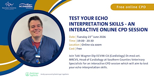 Test your echo interpretation skills - an interactive online CPD session