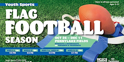 Youth Sports Flag Football Season