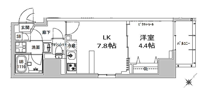 1DK Mansion in Chiyoda, Tokyo — photo 2 of 3