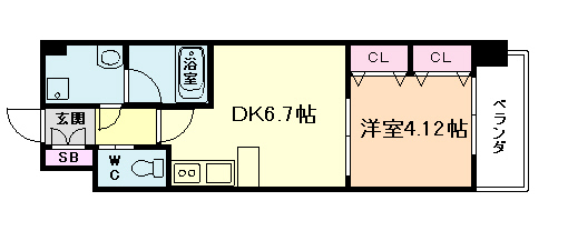 1DK Mansion in Kita-ku, Osaka — photo 2 of 3