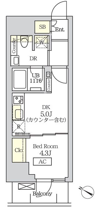 1DK Mansion in Shinjuku, Tokyo — photo 2 of 3