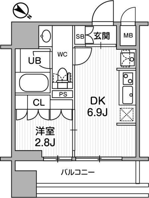 1DK Mansion in Toshima, Tokyo — photo 2 of 3