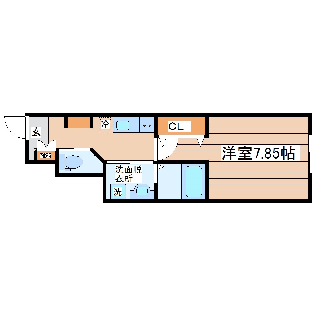 1K Apartment in Aoba-ku, Sendai, Miyagi — photo 2 of 3