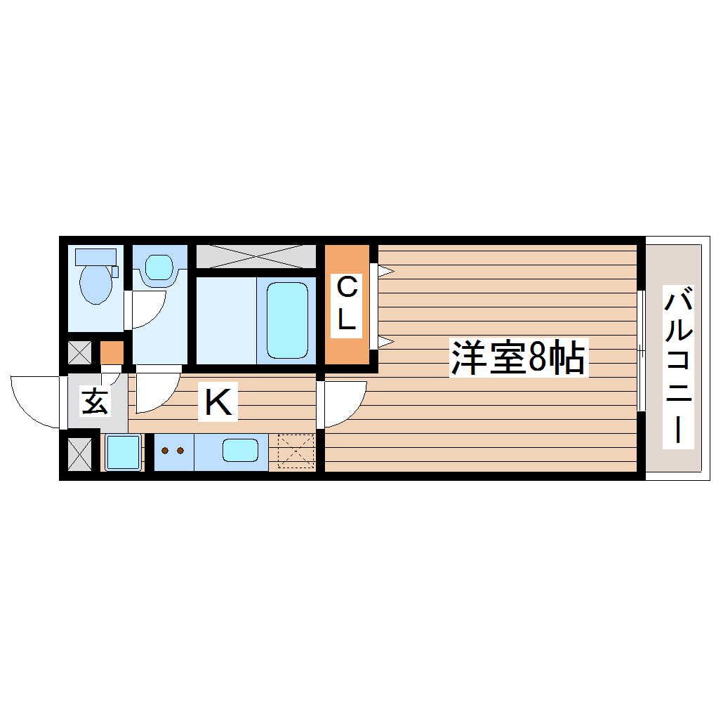 1K Apartment in Aoba-ku, Sendai, Miyagi — photo 2 of 3