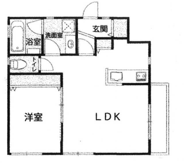 1K Apartment in Shinjuku, Tokyo — photo 2 of 3