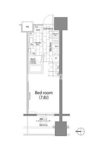 1K Mansion in Chiyoda, Tokyo — photo 2 of 3