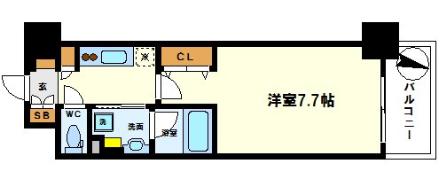 1K Mansion in Kita-ku, Osaka — photo 2 of 3