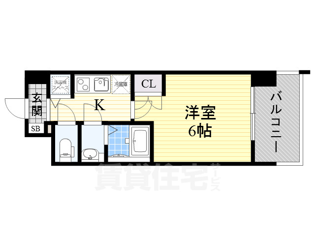 1K Mansion in Kita-ku, Osaka — photo 2 of 3