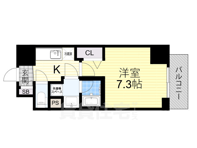 1K Mansion in Kita-ku, Osaka — photo 2 of 3