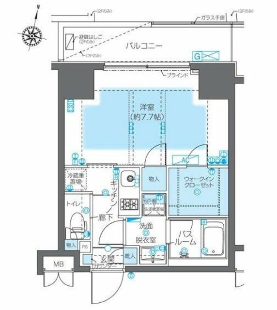 1K Mansion in Shibuya, Tokyo — photo 2 of 3