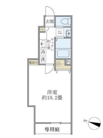 1K Apartment in Shibuya, Tokyo — photo 2 of 3