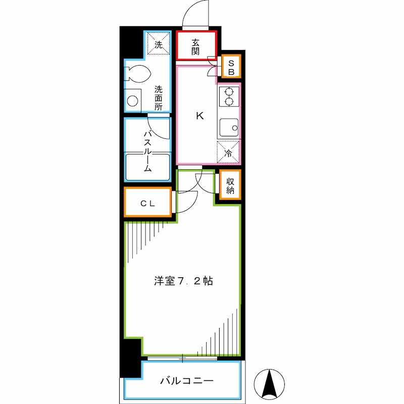 1K Mansion in Shinjuku, Tokyo — photo 2 of 3