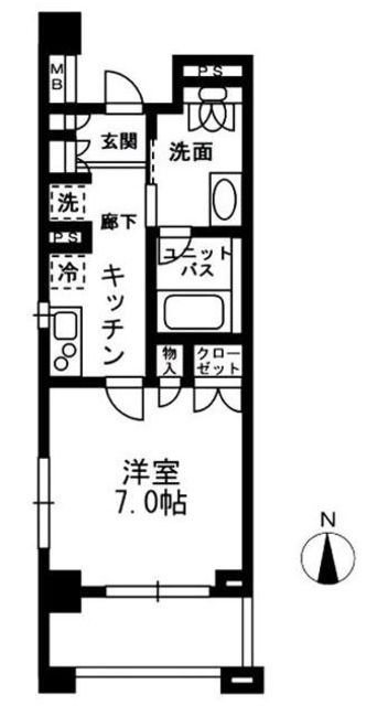1K Mansion in Shinjuku, Tokyo — photo 2 of 3