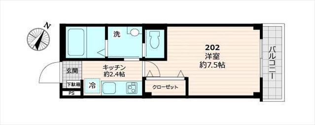 1K Mansion in Shinjuku, Tokyo — photo 2 of 3