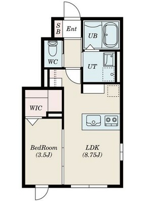 1LDK Apartment in Aoba-ku, Sendai, Miyagi — photo 2 of 3