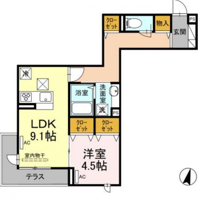 1LDK Apartment in Nakano, Tokyo — photo 2 of 3