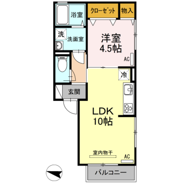 1LDK Apartment in Suginami, Tokyo — photo 2 of 3