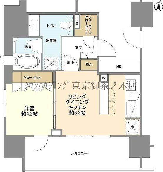 1LDK Mansion in Chiyoda, Tokyo — photo 2 of 3