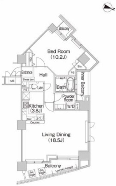 1LDK Mansion in Chiyoda, Tokyo — photo 2 of 3