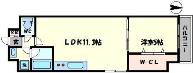 1LDK Mansion in Chuo-ku, Osaka — photo 2 of 3