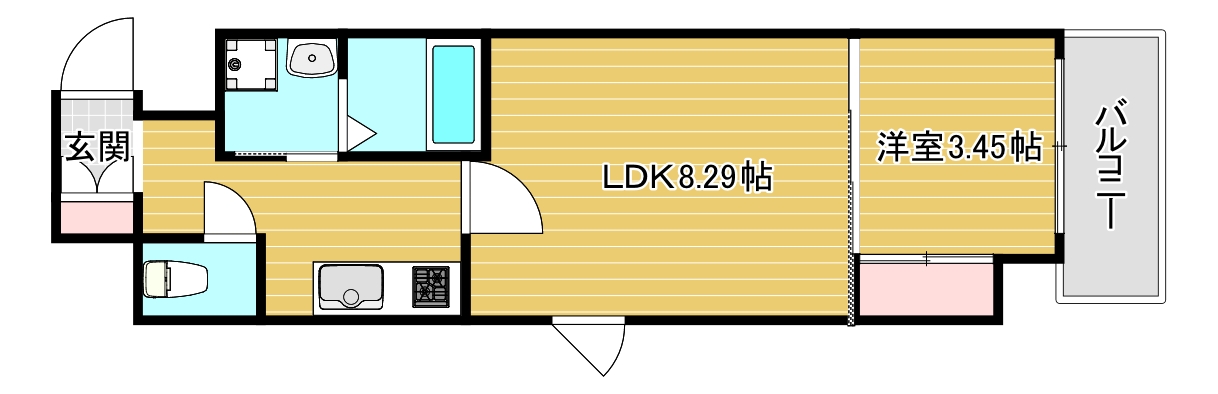 1LDK Mansion in Chuo-ku, Osaka — photo 2 of 3