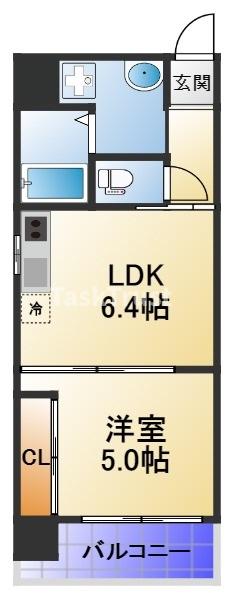 1DK Mansion in Kita-ku, Osaka — photo 2 of 3