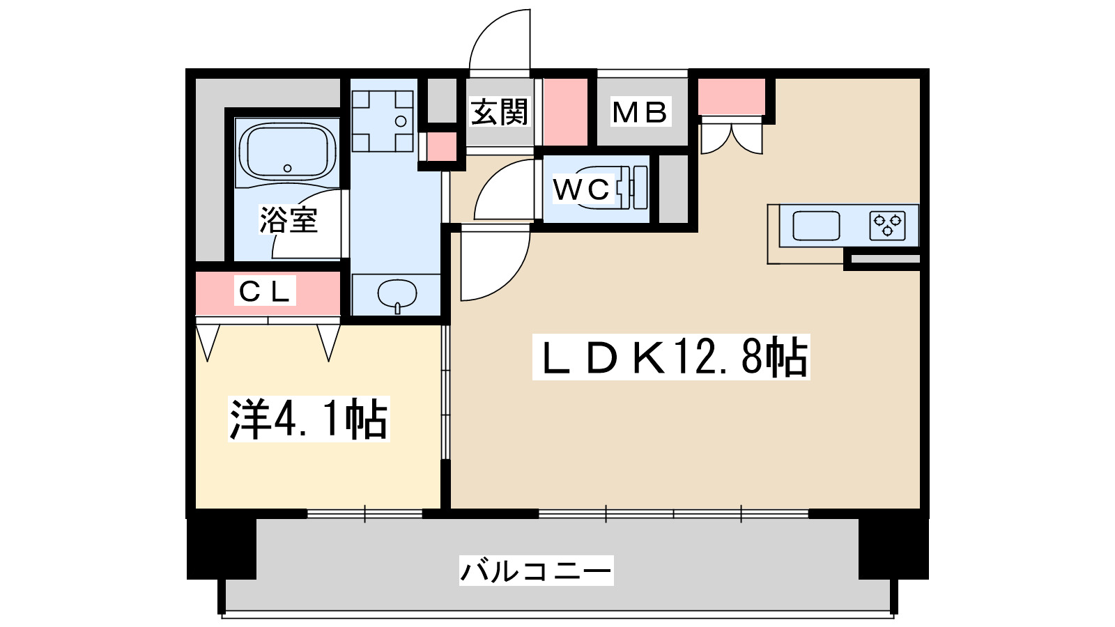 1LDK Mansion in Kita-ku, Osaka — photo 2 of 3