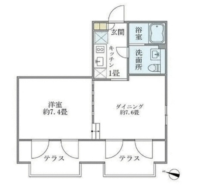 1LDK Mansion in Nakano, Tokyo — photo 2 of 3