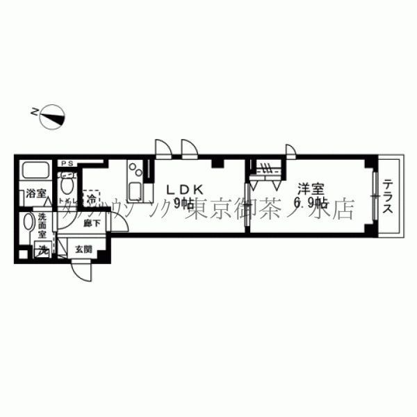 1LDK Mansion in Shinjuku, Tokyo — photo 2 of 3