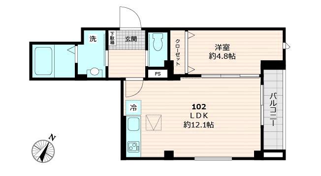 1LDK Mansion in Shinjuku, Tokyo — photo 2 of 3