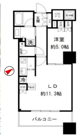 1LDK Mansion in Shinjuku, Tokyo — photo 2 of 3