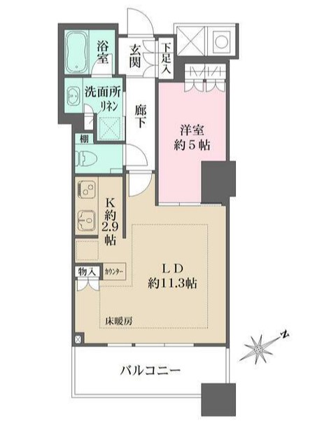 1LDK Mansion in Shinjuku, Tokyo — photo 2 of 3