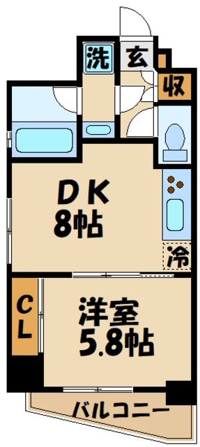 1LDK Mansion in Suginami, Tokyo — photo 2 of 3