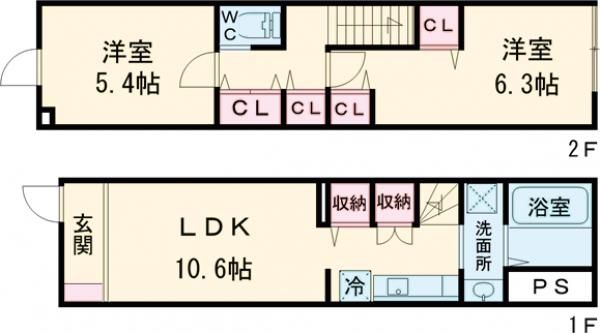 2LDK Apartment in Suginami, Tokyo — photo 2 of 3