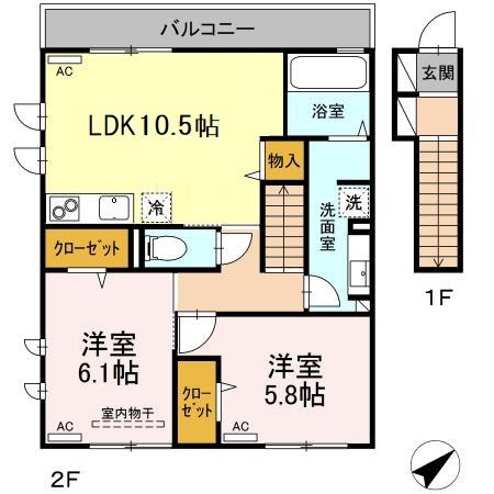2LDK Apartment in Toshima, Tokyo — photo 2 of 3