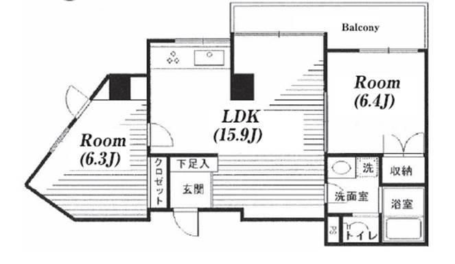 2LDK Mansion in Meguro, Tokyo — photo 2 of 3