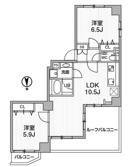 2LDK Mansion in Meguro, Tokyo — photo 2 of 3