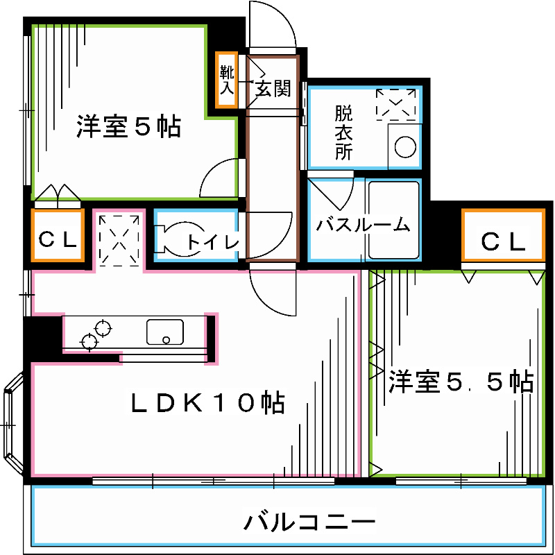 2LDK Mansion in Nakano, Tokyo — photo 2 of 3
