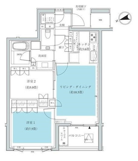 2LDK Mansion in Shibuya, Tokyo — photo 2 of 3
