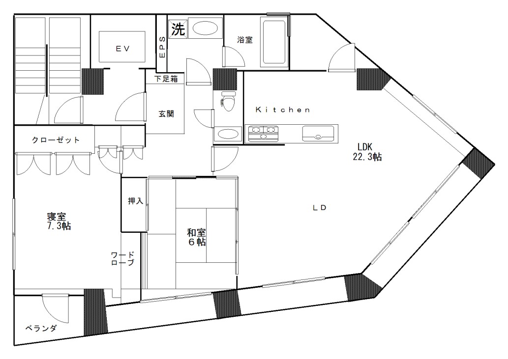 2LDK Mansion in Shibuya, Tokyo — photo 2 of 3