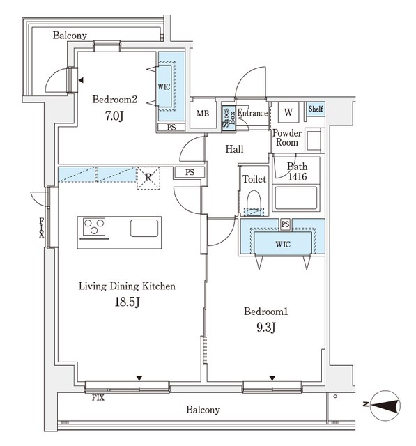 2LDK Mansion in Shibuya, Tokyo — photo 2 of 3