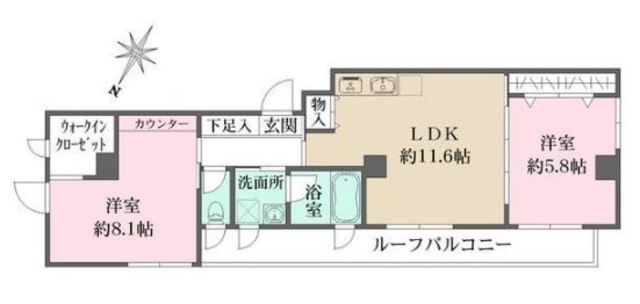 2LDK Mansion in Shibuya, Tokyo — photo 2 of 3