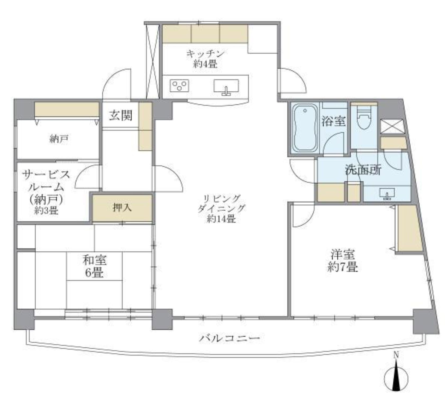 2SLDK Mansion in Shibuya, Tokyo — photo 2 of 3