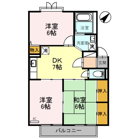 3DK Apartment in Kanazawa, Ishikawa — photo 2 of 3