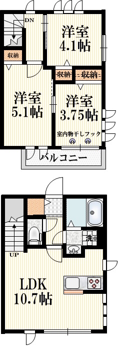3LDK Apartment in Suginami, Tokyo — photo 2 of 3