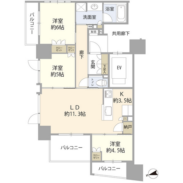 3LDK Mansion in Shinjuku, Tokyo — photo 2 of 3