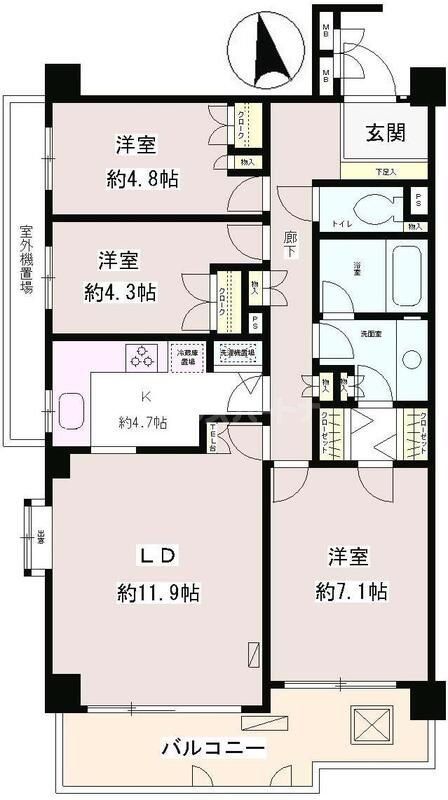 3LDK Mansion in Toshima, Tokyo — photo 2 of 3